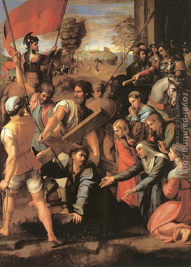 Raphael : Christ Falls on the Way to Calvary